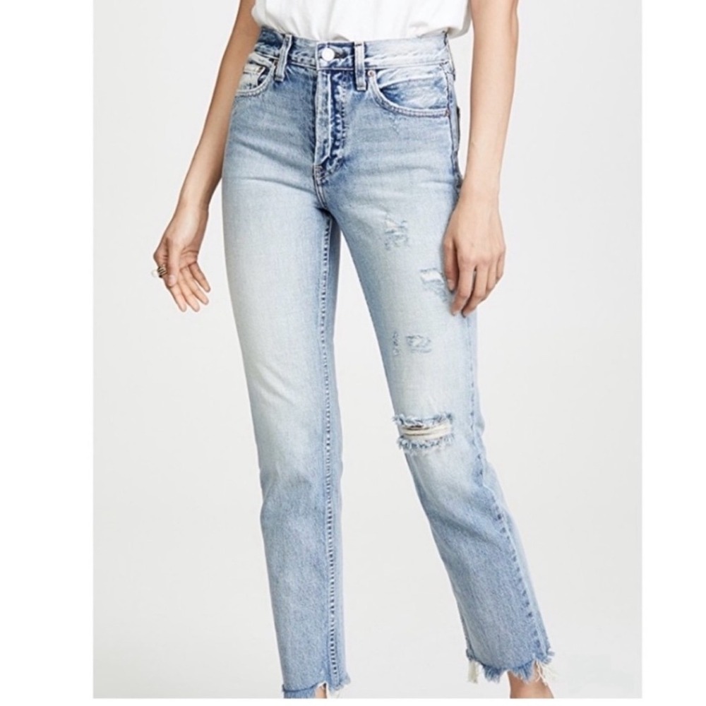 Trave Constance Busy Child Straight High Rise Jeans 28 - Picture 8 of 8